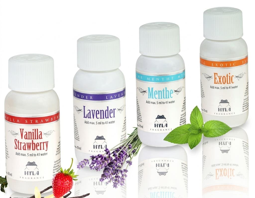 Mela, Fragola, Menta e Vaniglia Set Fragranze Hyla (4 x 90 ml) – Mela, Fragola, Menta e Vaniglia - immagine 1